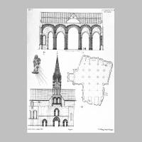 Church plan and elevation, Inscriptions,  London Bell u. Daldy, 1857 T.H. King Archt, Bruges.jpg
